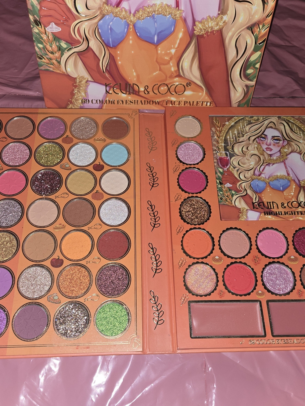 Kevin & Coco Multi-Color Eyeshadow & Face Palette